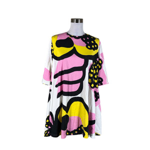 Unisex Marimekko - Tricot tunic, size 38 - White (1)