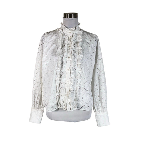 Unisex Selected - Blouse, size 38 - White ()