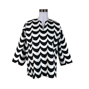 Unisex Uniqlo - Blouse, size 40 - Black (1)