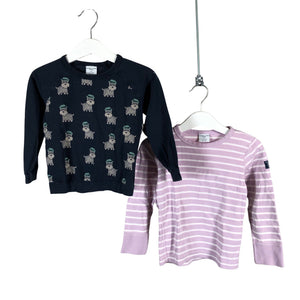 Unisex Polarn O. Pyret - Tricot shirt, size 92 - 98 - Violet (1)