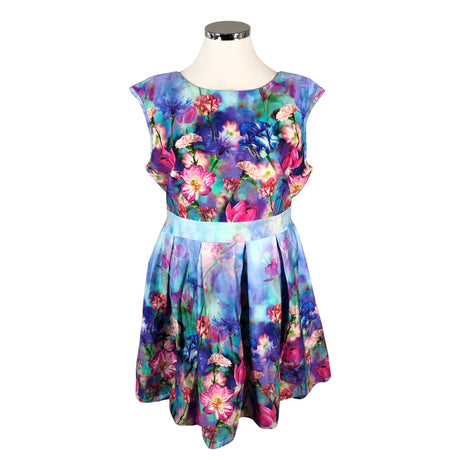 Unisex Lady Vintage - Dress, size 48 - Blue ()