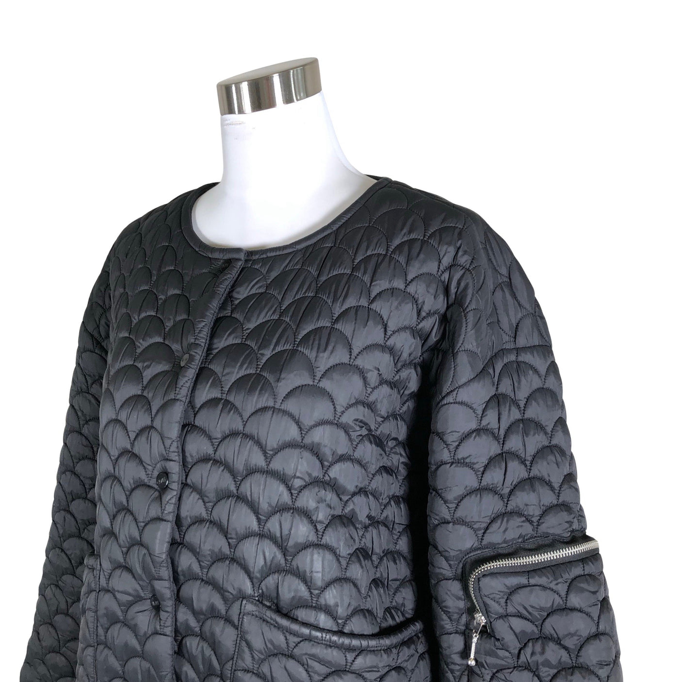 Unisex R/H Studio - Quilted jacket, size 40 - Black (3)