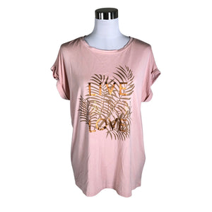 Unisex Soyaconcept - Tricot tunic, size 40 - Light pink (1)