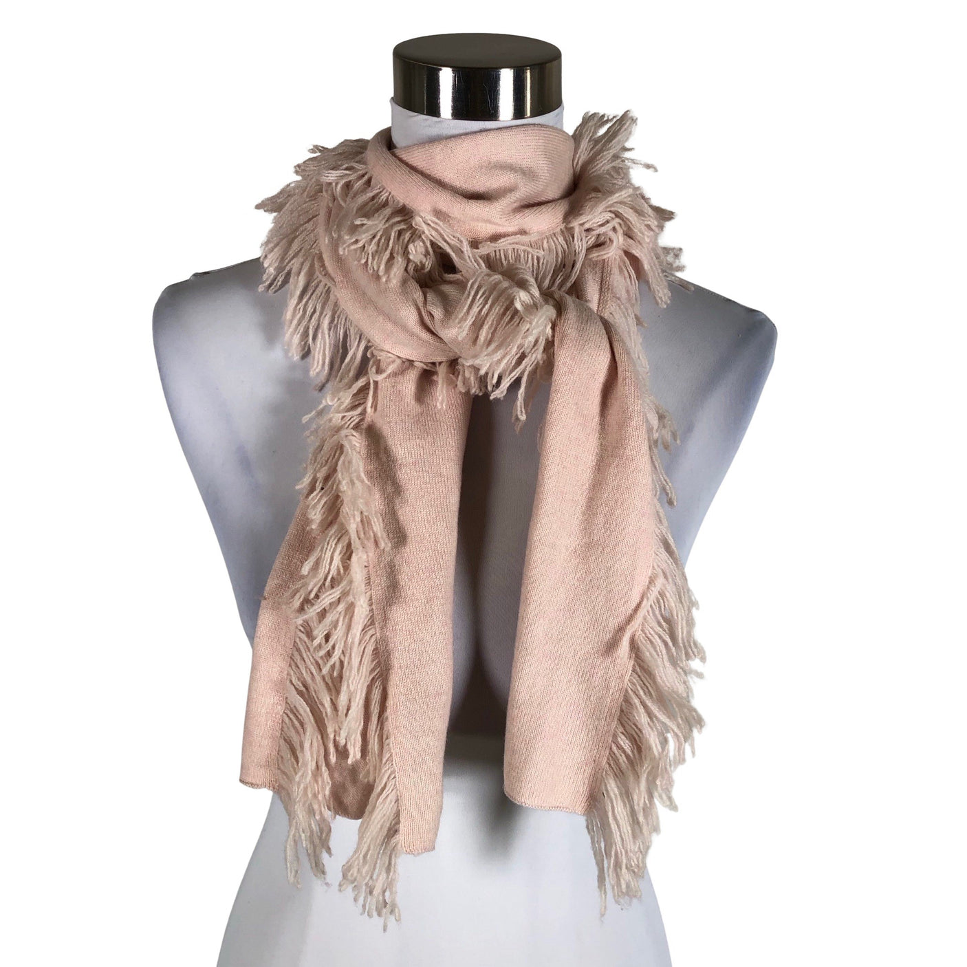 Unisex Repeat - Scarf, size Midi - Light pink (1)