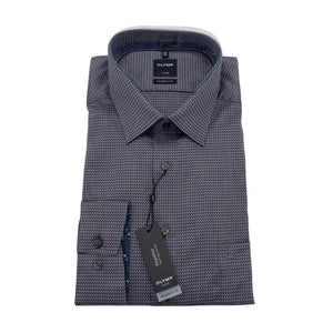 Unisex Olymp - Collared shirt, size XXL - Gray (1)