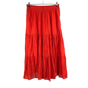 Unisex Uniqlo - Fabric skirt, size 40 - Red (1)