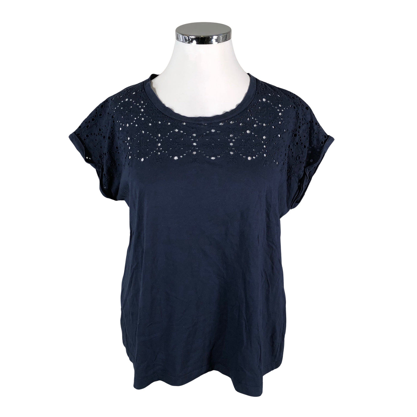 Unisex Zizzi - Short-sleeved blouse, size 42 - Blue (1)