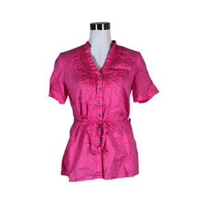 Unisex S.T.I - Short-sleeved blouse, size 40 - Pink (1)