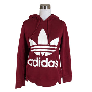 Unisex Adidas - Hoodie, size 38 - Wine red (1)
