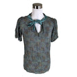 Unisex Schumacher - Short-sleeved blouse, size 38 - Light blue ()