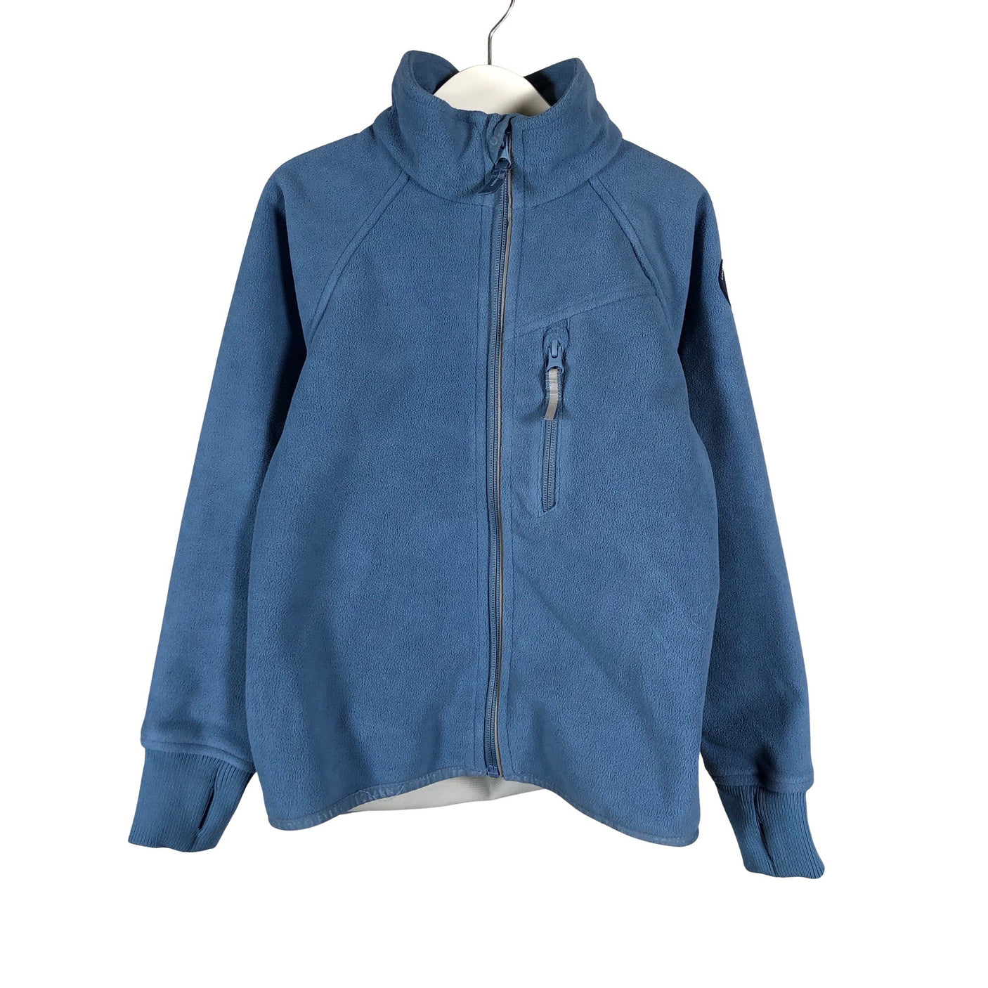 Unisex Polarn O. Pyret - Windfleece jacket, size 116 - 122 - Light blue (1)