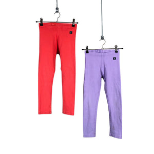 Unisex Polarn O. Pyret - Leggings, size 116 - 122 - Violet (1)