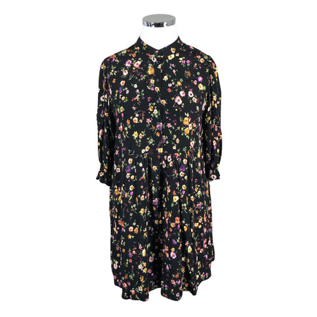 Unisex Selected - Schiffon dress, size 44 - Black ()