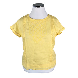Unisex Marks&Spencer - Short-sleeved blouse, size 42 - Yellow (1)