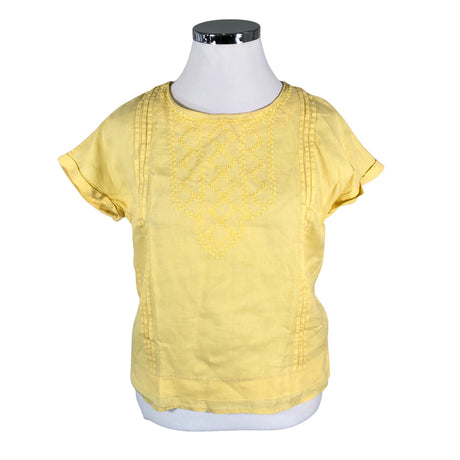 Unisex Marks&Spencer - Short-sleeved blouse, size 42 - Yellow ()