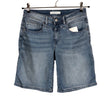 Unisex Red Button - Denim shorts, size 36 - Blue ()