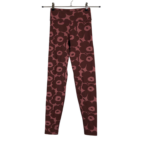 Unisex Marimekko - Sports tights, size 34 - Wine red ()