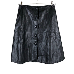 Unisex Sauso - Leather skirt, size 42 - Black (1)