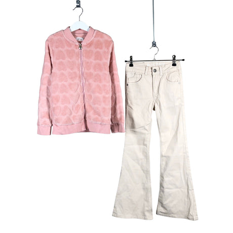 Unisex We - Slacks, size 128 - 134 - Light pink ()
