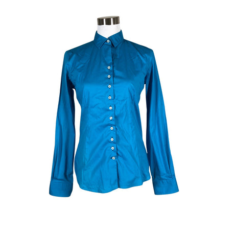 Unisex 7Camicie - Collared shirt, size 40 - Blue ()
