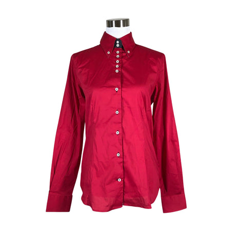 Unisex 7Camicie - Collared shirt, size 40 - Red ()