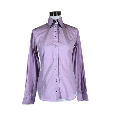 Unisex 7Camicie - Collared shirt, size 38 - Violet ()