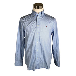 Unisex Tommy Hilfiger - Collared shirt, size M - Blue (1)