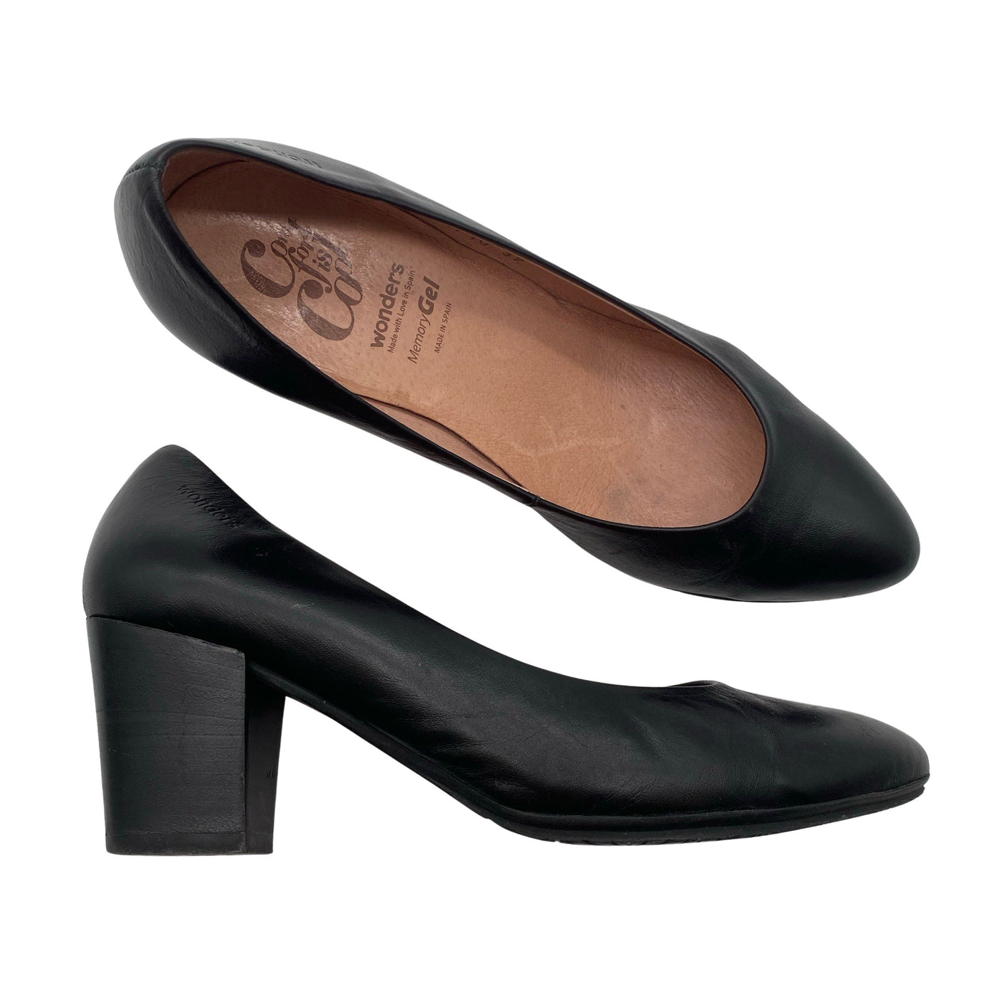 Unisex Wonders - High heels, size 39 - Black (1)