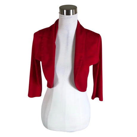 Unisex S.T.I - Tricot bolero, size 40 - Red ()