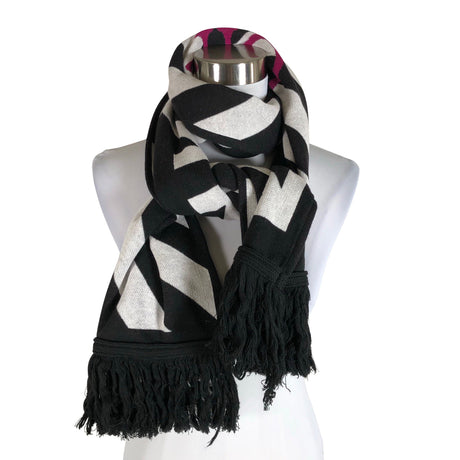 Unisex Off-White - Scarf, size Maxi - Black ()