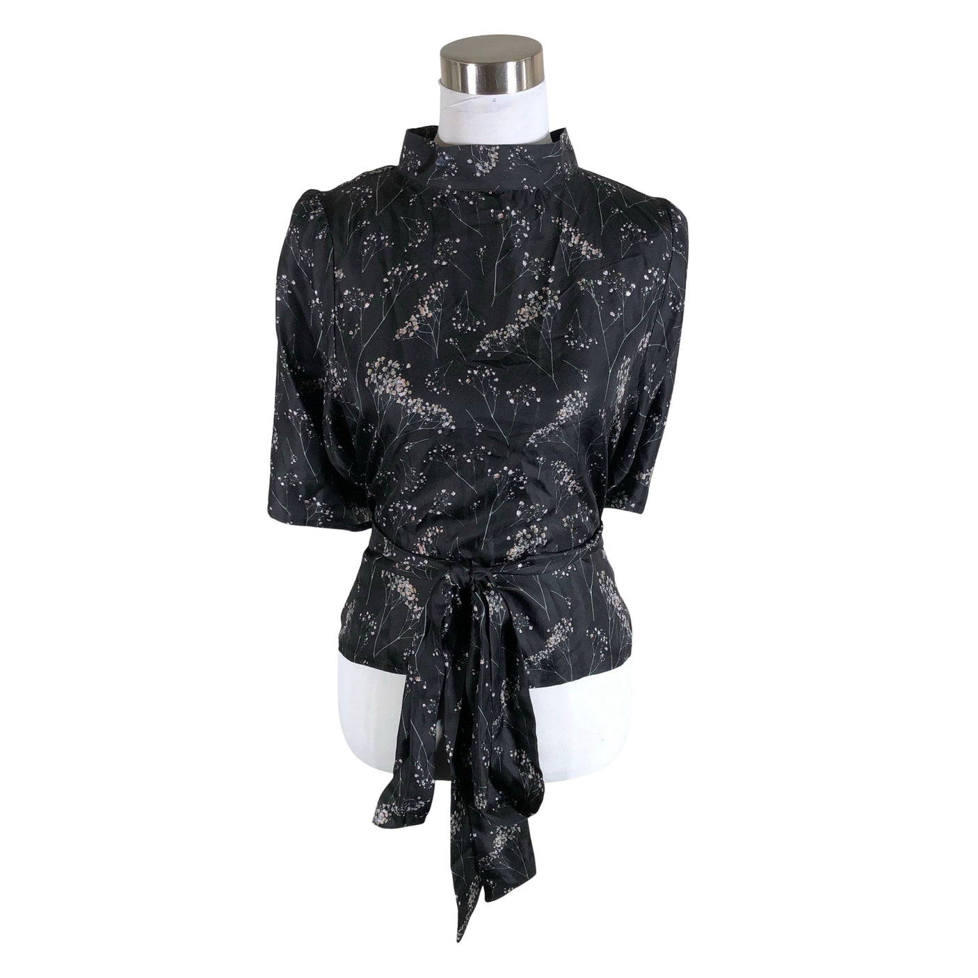 Unisex Uhana Design - Short-sleeved blouse, size 38 - Black (1)