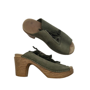 Unisex Calou - Heeled sandals, size 36 - Green (1)