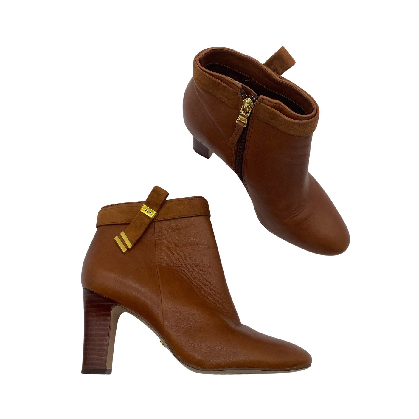 Unisex Lauren Ralph Lauren - Ankle boots, size 38 - Brown (1)