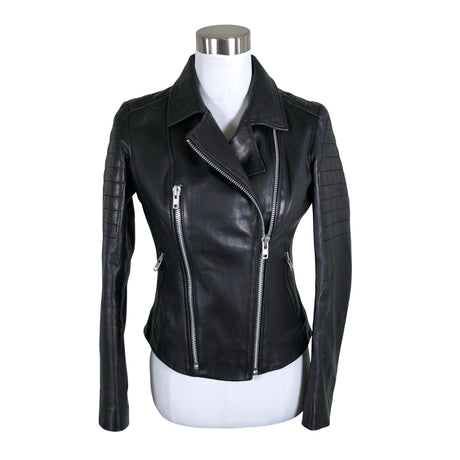 Unisex Andiata - Leather jacket, size 36 - Black ()