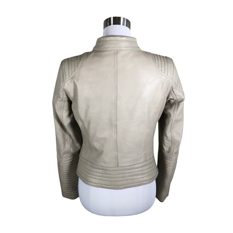 Unisex Andiata - Leather jacket, size 36 - Beige (2)