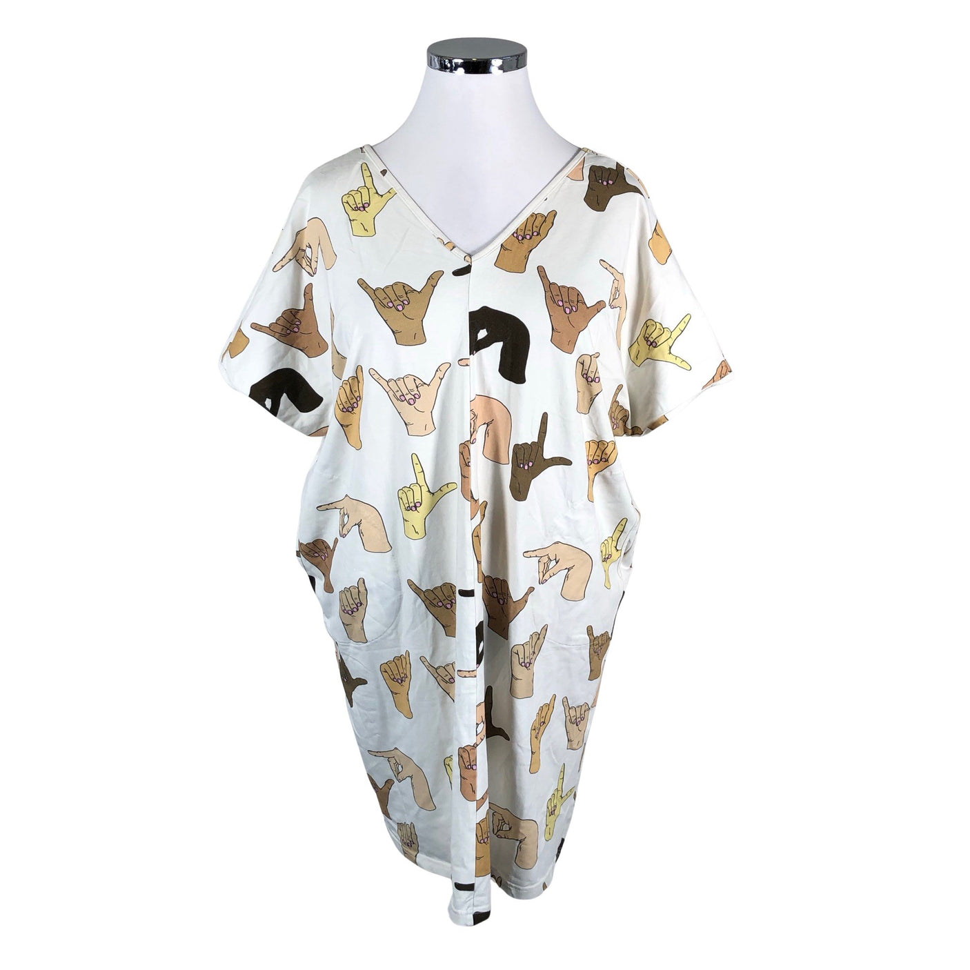Unisex Vimma - Tricot dress, size 42 - White (1)