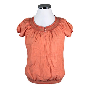 Unisex Esprit - Short-sleeved blouse, size 42 - Orange (1)