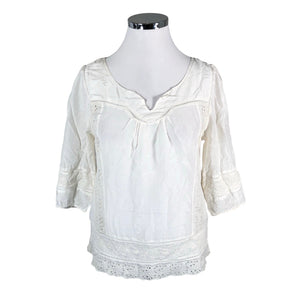 Unisex Esprit - Short-sleeved blouse, size 42 - White (1)