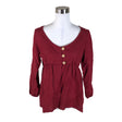 Unisex Bypias - Blouse, size 38 - Wine red ()