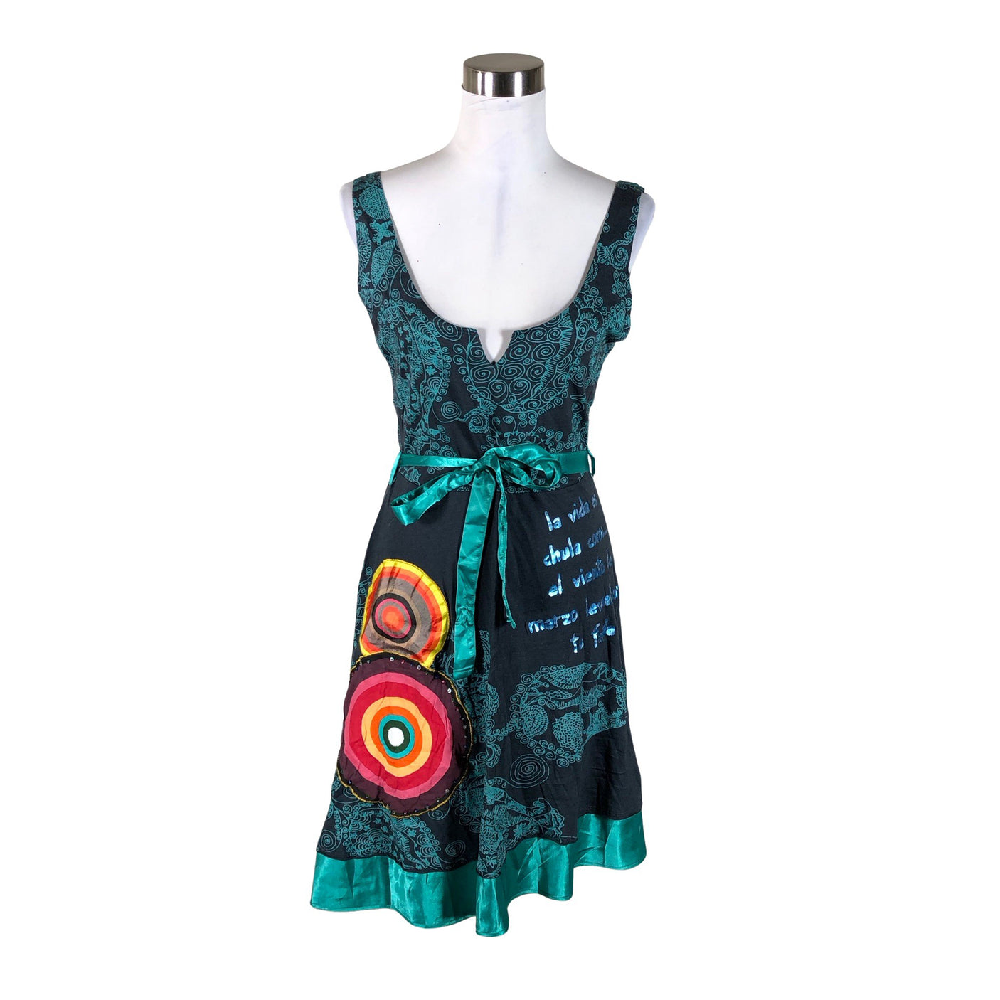 Unisex Desigual - Tricot dress, size 40 - Blue (1)
