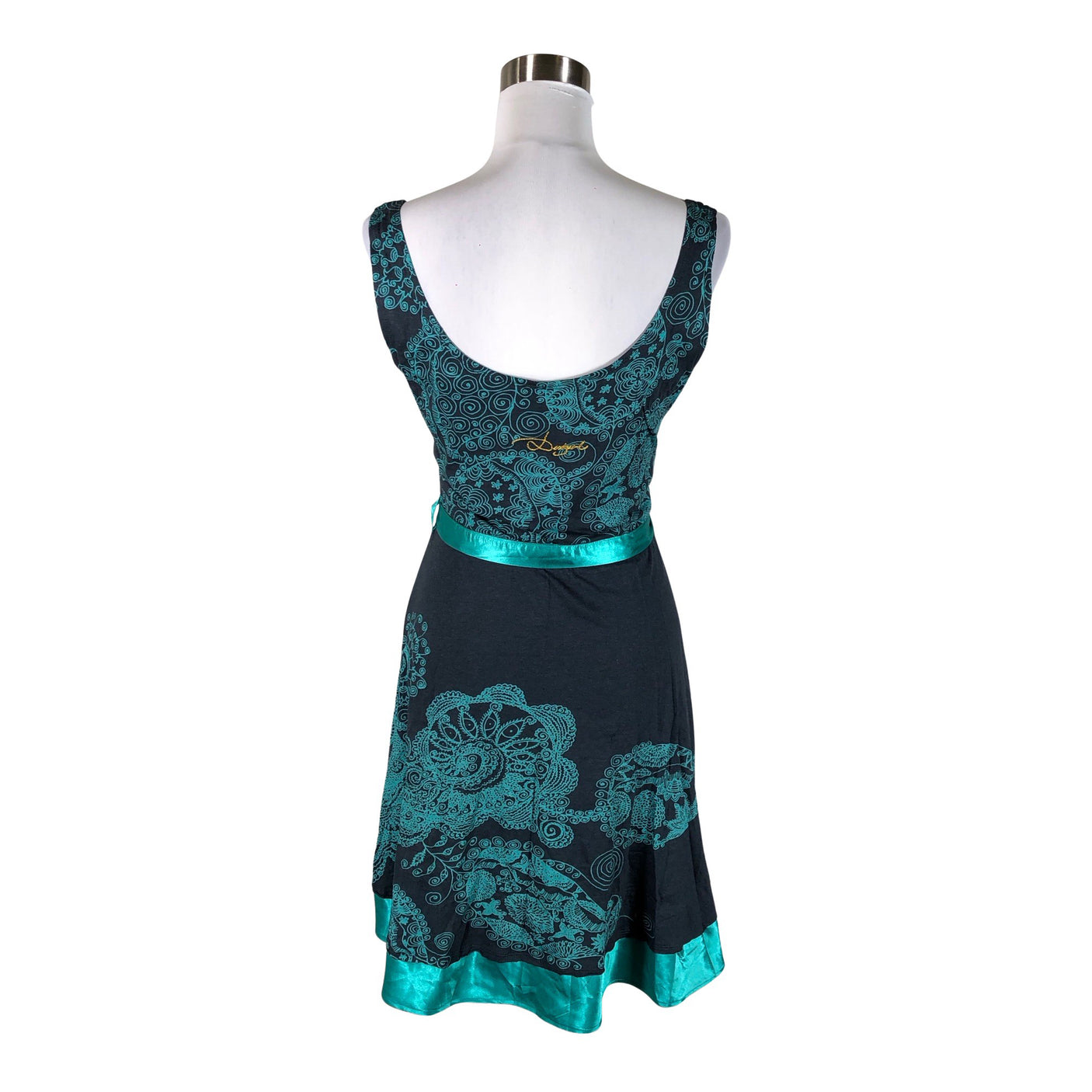 Unisex Desigual - Tricot dress, size 40 - Blue (2)