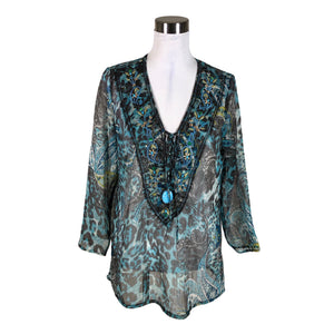 Unisex Esprit - Blouse, size 38 - Blue (1)
