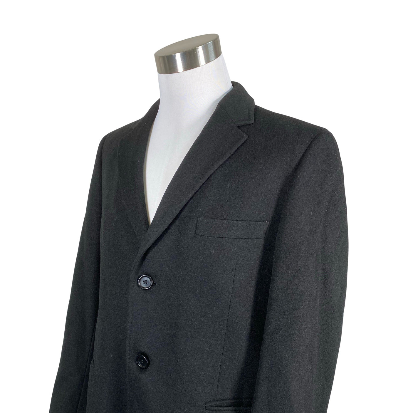 Unisex Sand - Wool coat, size L - Black (3)