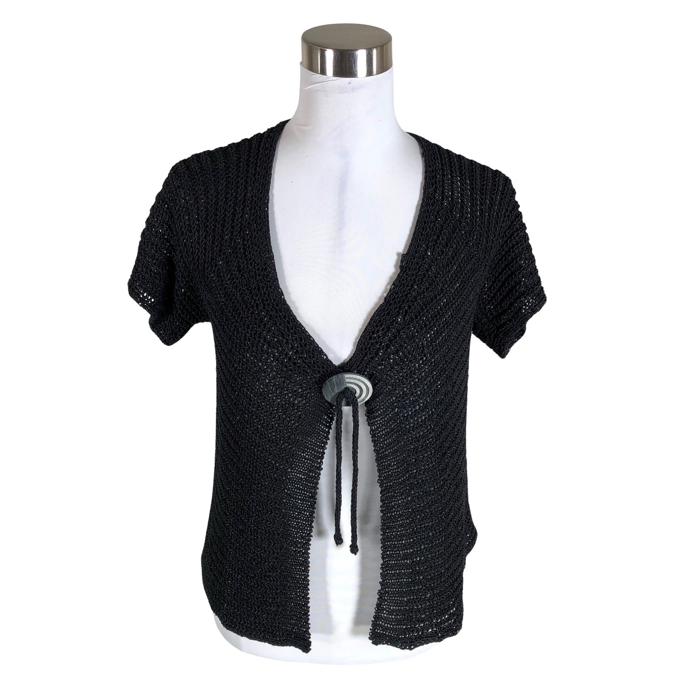 Unisex Gerry Weber - Knit vest, size 34 - Black (1)