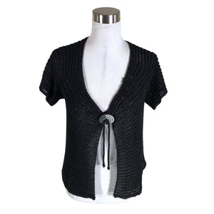 Unisex Gerry Weber - Knit vest, size 34 - Black (1)