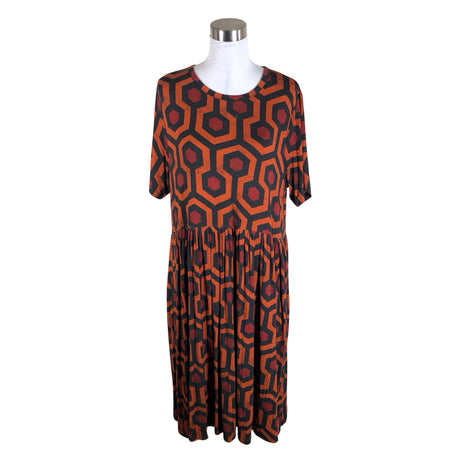 Unisex Dead Cats Club - Tricot dress, size 38 - Orange ()