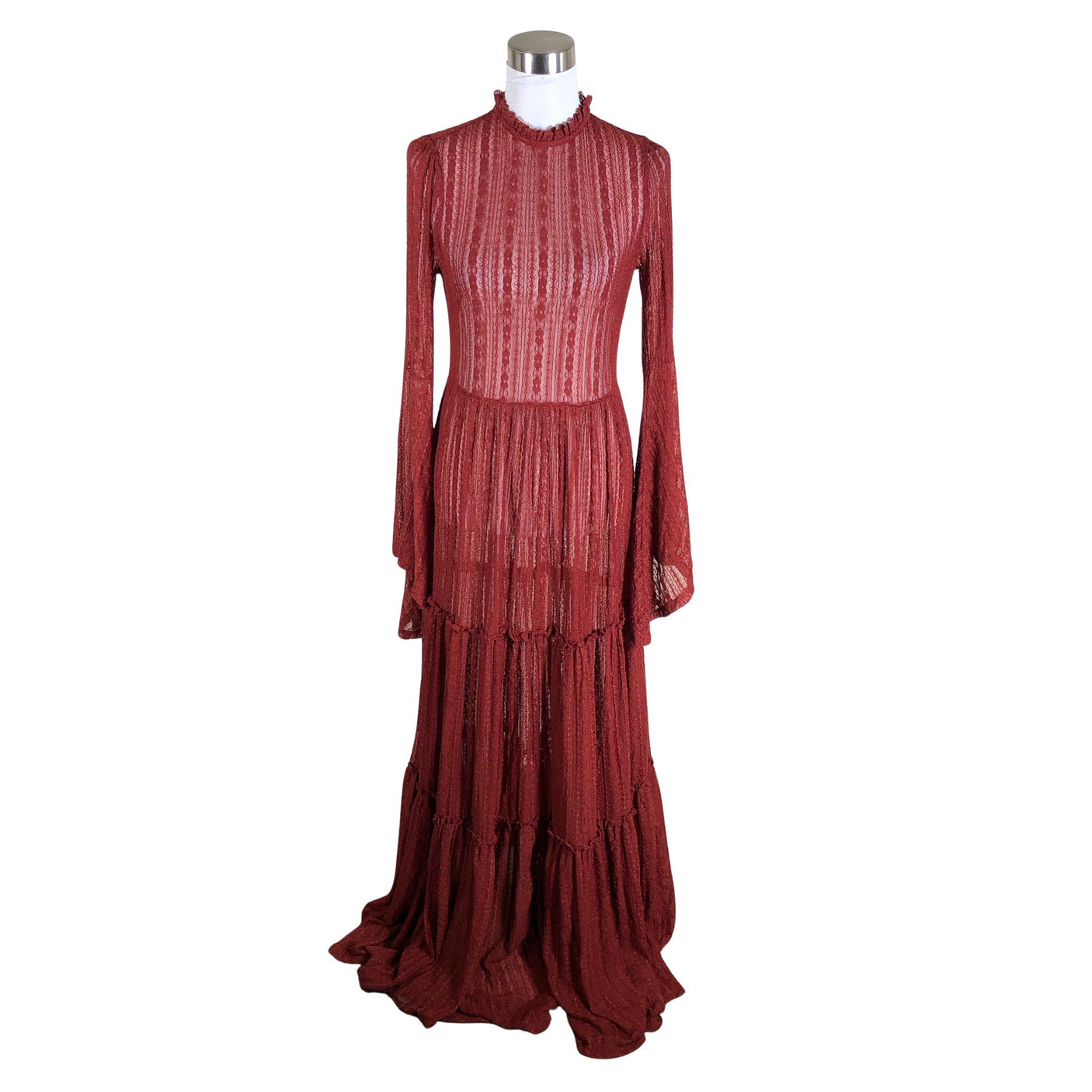Unisex Killstar - Maxi dress, size 40 - Brown (1)