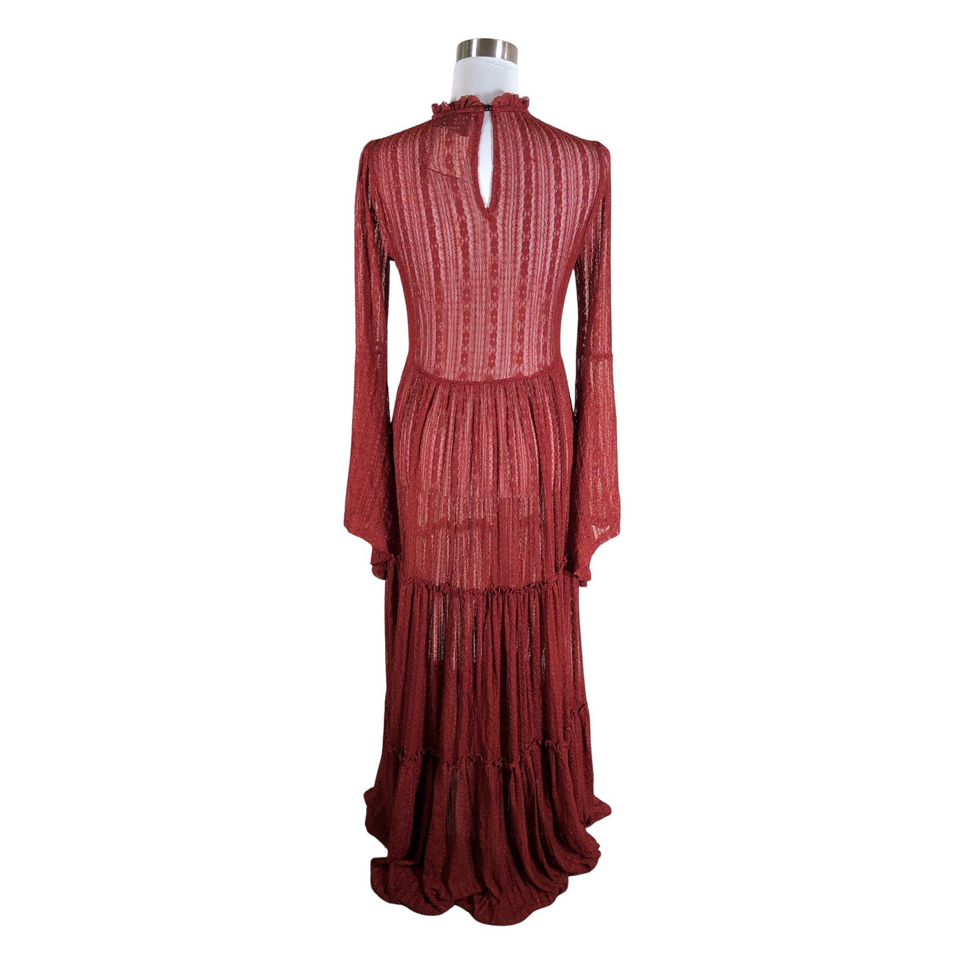 Unisex Killstar - Maxi dress, size 40 - Brown (2)