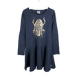 Unisex NOSH - Tricot dress, size 122 - 128 - Blue ()