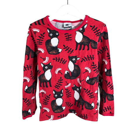 Unisex PaaPii - Tricot shirt, size 110 - 116 - Red ()